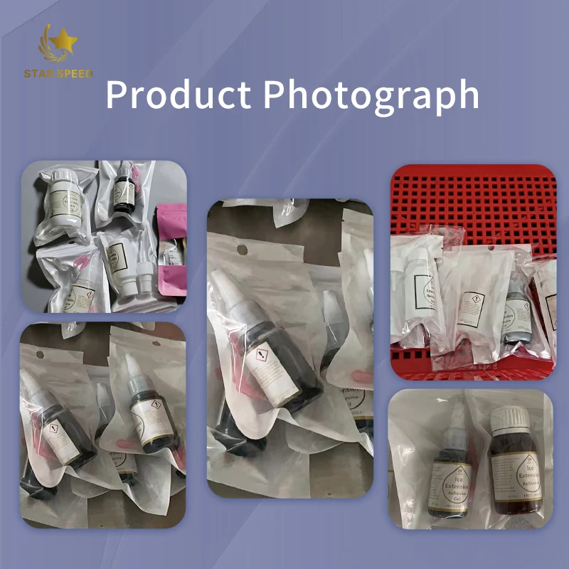 Super Dry fast Cyanoacrylate Adhesive activator hair ice hair extension tools  activator custom human hair extension activator