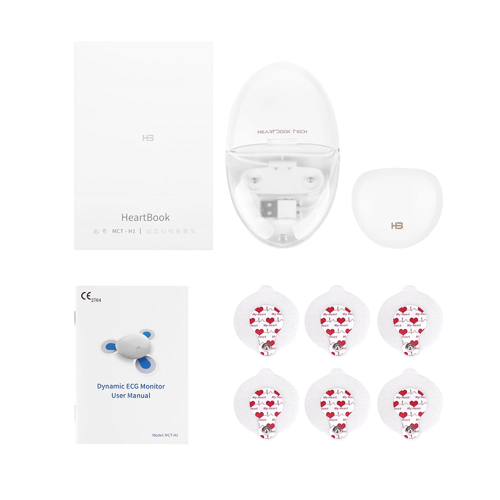 Mintti Wearable Single-Channel ECG Monitor Holter for Dynamic Cardiac Monitoring