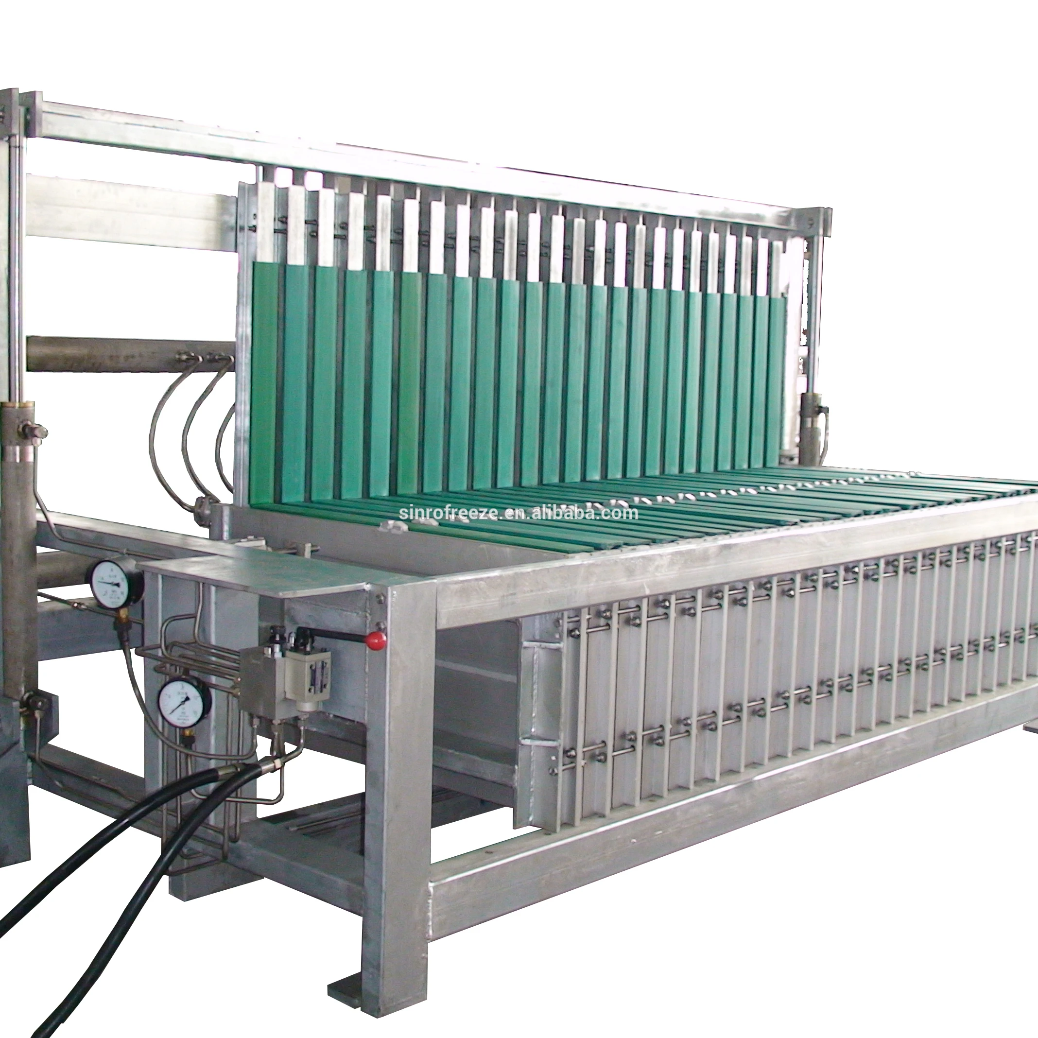 Vertical plate freezer for fish 1000kg/h