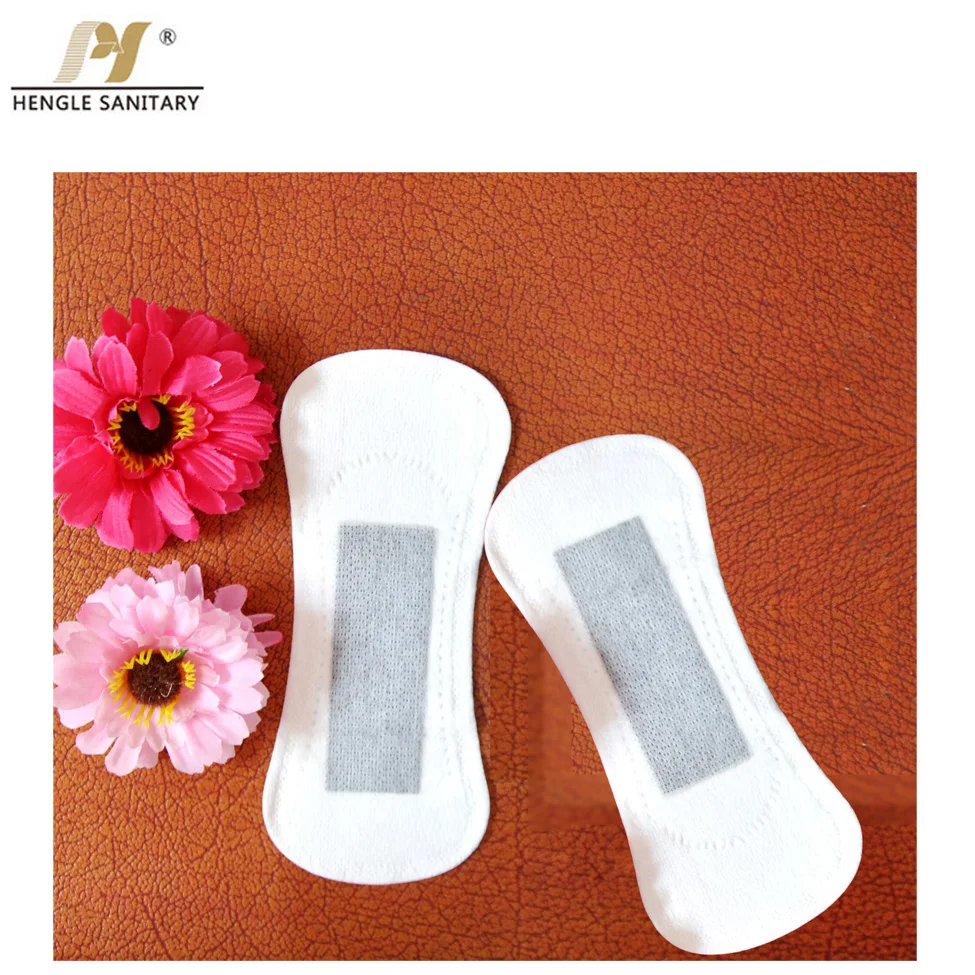 Wholesale High Quality Ultra Thin Absorption 100% Organic Cotton Negative Anion Women Sanitary Napkins Pads