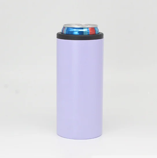 Amazon top sell 2022 Stainless Steel Double Wall 12oz  Sublimation Can Cooler  Beer Cola Slim Can Cooler Holder