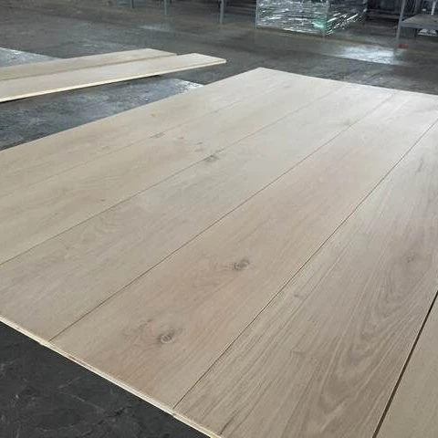 
300 mm wide European oak engineered unfinished white oak parquet flooring 