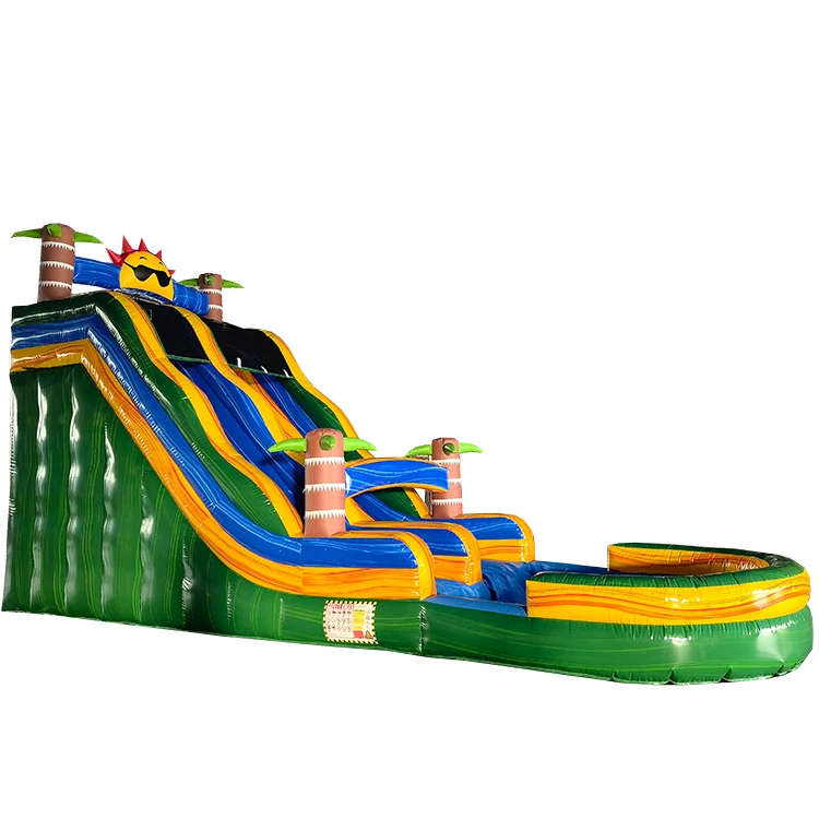 Hot Sale Used Water Kids Swimming With Giant Inflatable Pool Slide For Adult