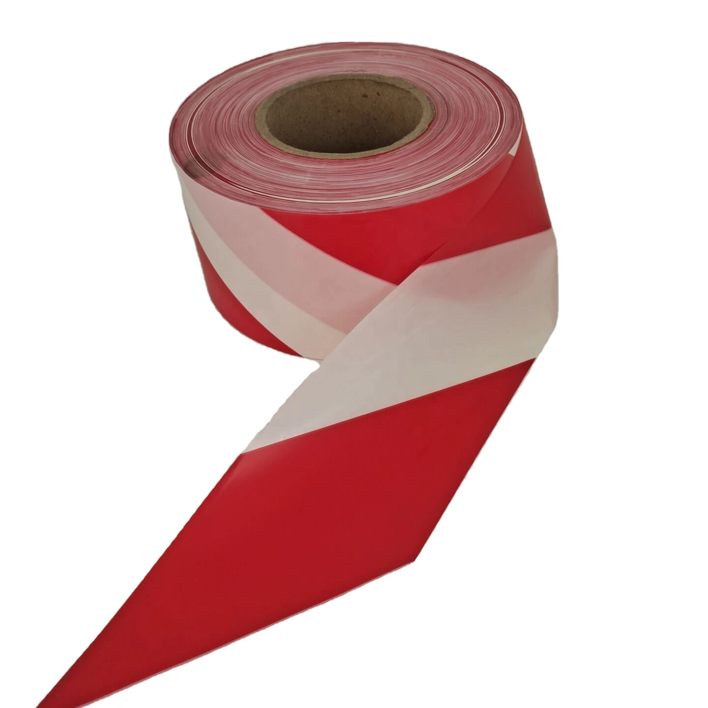 BSCI High Visibility Material Biodegradable  Safety Warning Tape RED AND WHITE  Barrier Caution Tape customized