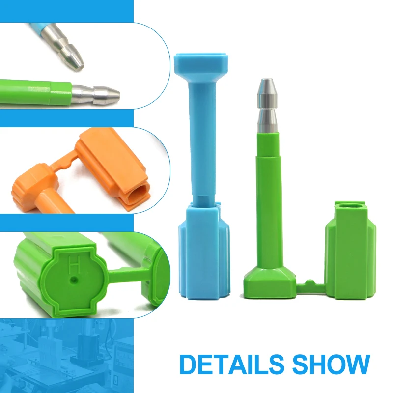 MA-BS9004  One time use tamper proof security logistics bolt seals for trailer