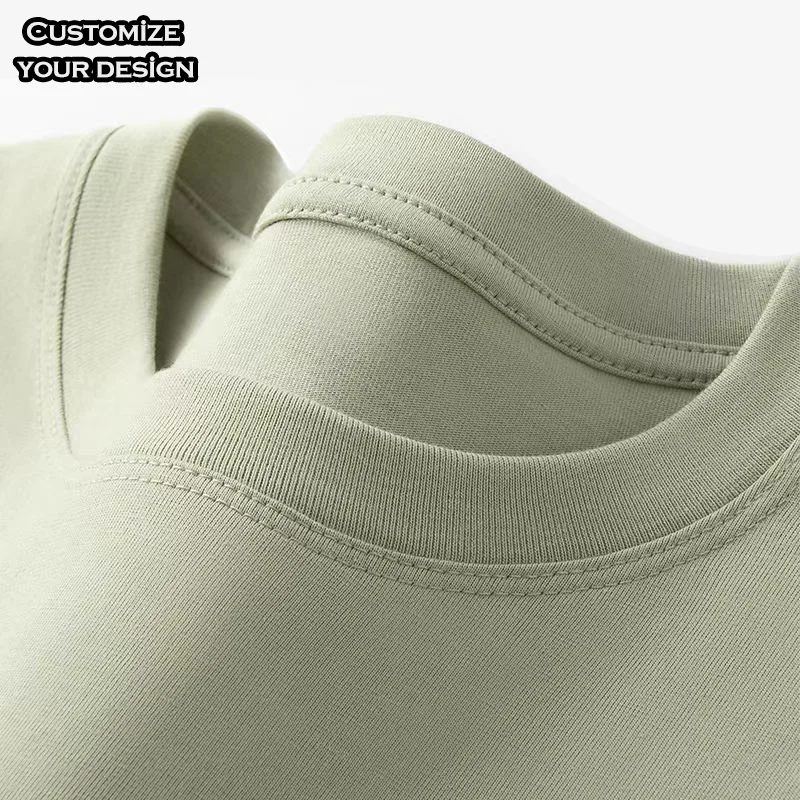 100% Cotton High Quality T-Shirts for Men Custom Logo Printed Blank Jersey Short and Long Lengths Ins Model New Model