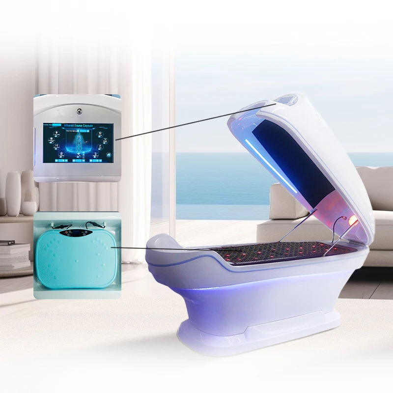 Btws Premium 660nm Red lights health capsule sauna steam spa capsule for Better sleep