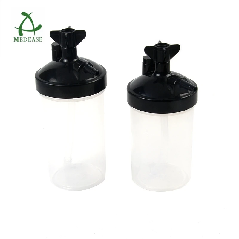Disposable Oxygen Regulator With Humidifier,250ml 350ml Concentrators Humidifier Bottle , Oxygen Humidifier Bottle