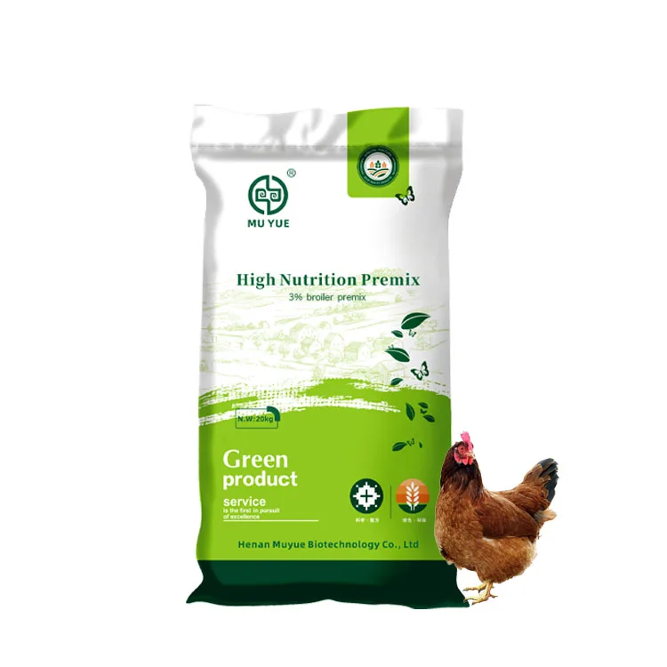 Vitamin Minerals 3% Premix Broiler Fattening Feed for chicken with cheap price gain weight boost