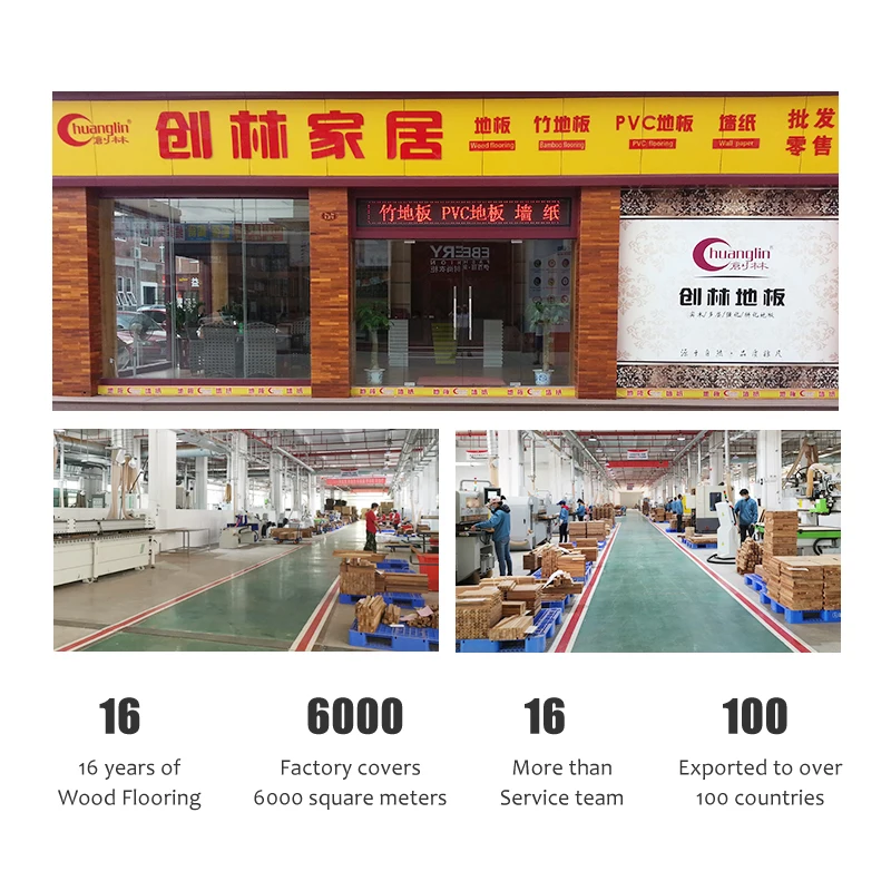 Foshan Factory Natural Oak Hardwood Timber Flooring