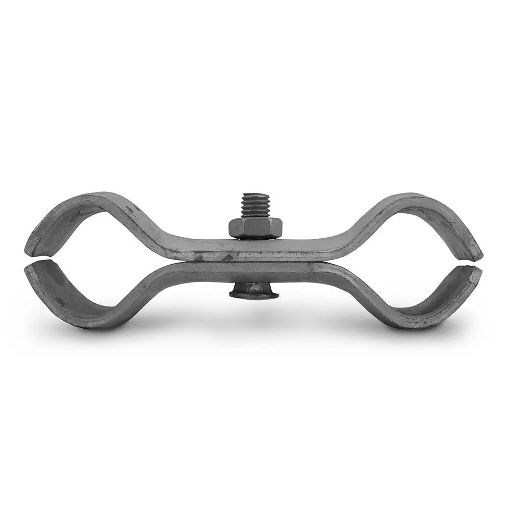 Temp fence clamps fixing Galvanized temporary fencing fittings clips easy installation with screws accessories fasteners