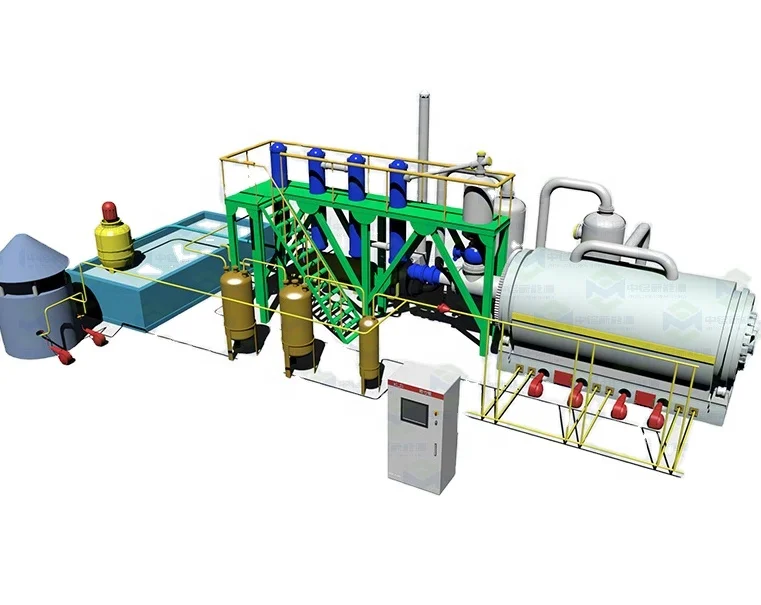 Hot sale convert waste plastic oil to diesel recycling machine