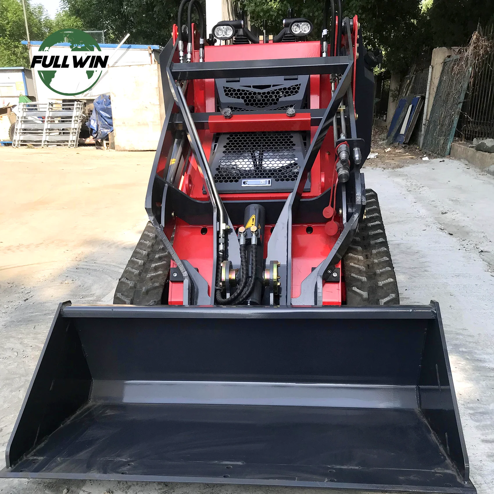 Compact Powerful New Mini Skid Steer Loader Rubber Tracks Super Lift Arm Max. Lift 450KG with CE EPA EURO5