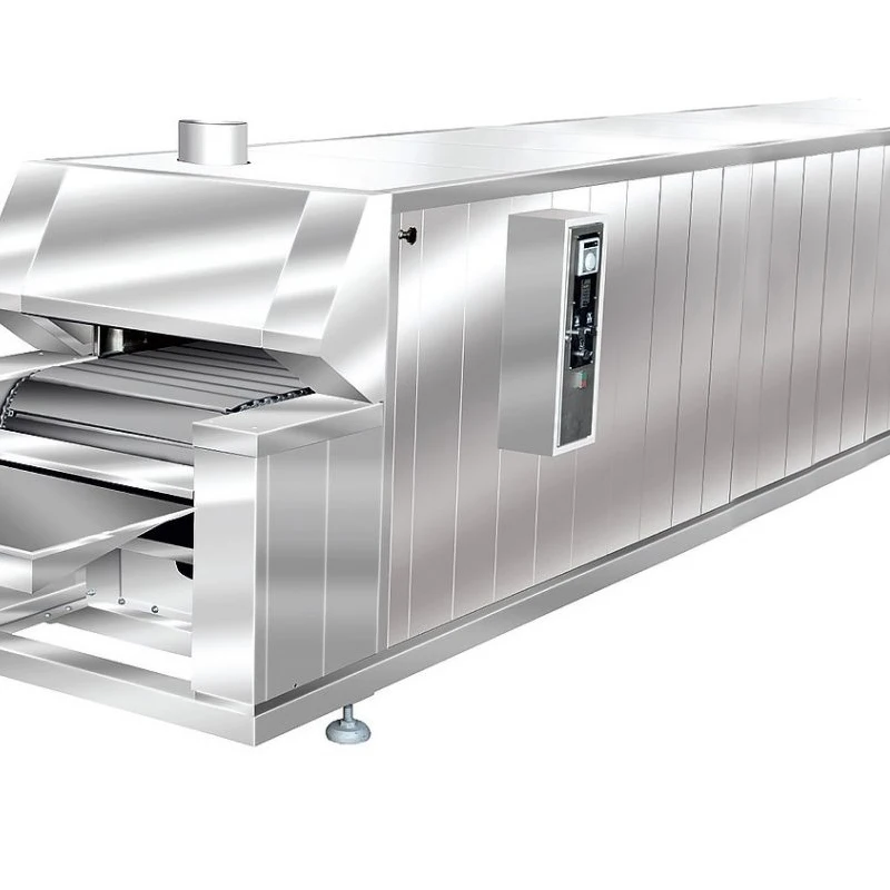 Промышленная линия по производству пекарен туннель для выпечки со стальным ремнем 30000 мм духовка изготовления печенья и газовая туннельная