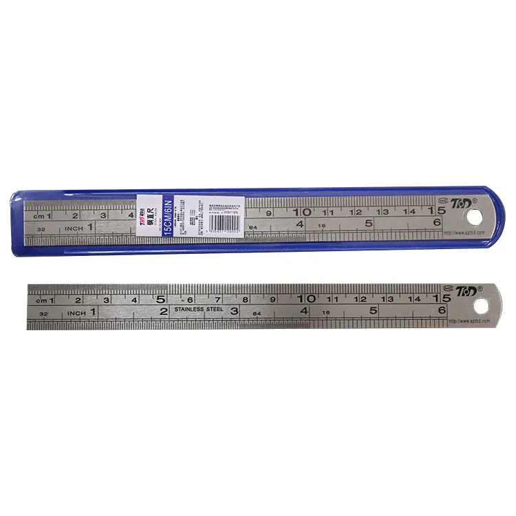 THD brand TH-5020 15 cm/6 inch stainless steel ruler