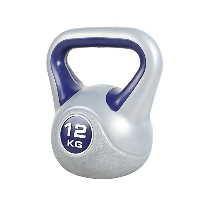 Factory Plastic Kettlebells Filled with Cement 2kg-20kg Fixed Vinyl Kettlebell Sets
