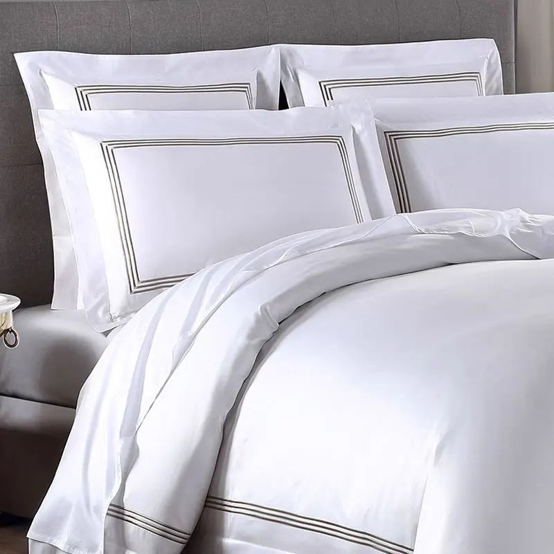 Factory Price 100% Mulberry Silk Bedding Sets Home Hotel pillowcase Bedsheet Good Quality