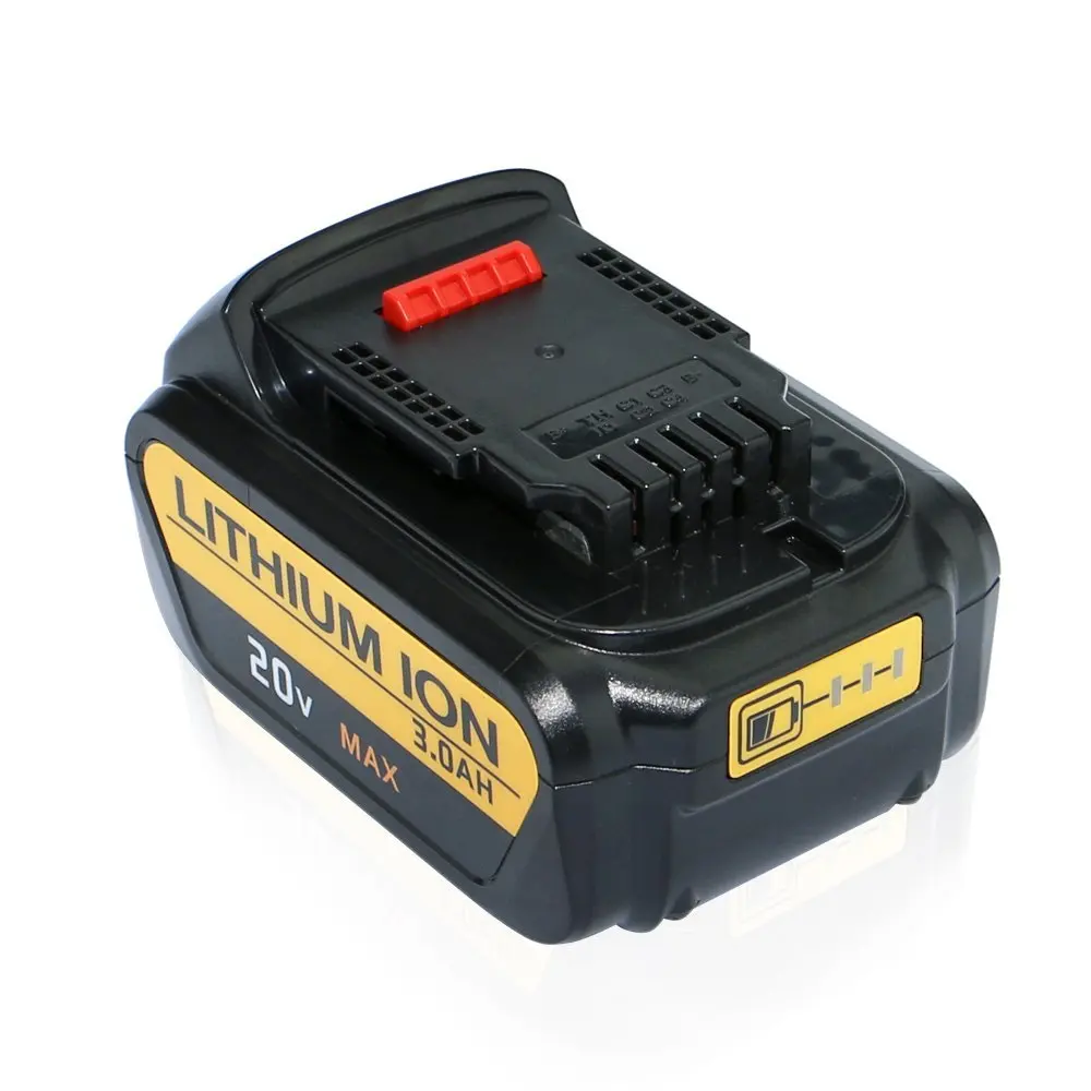 20v 5.0ah Rechargeable Power Tool Battery For Replacement for Dewalt Battery Pack
