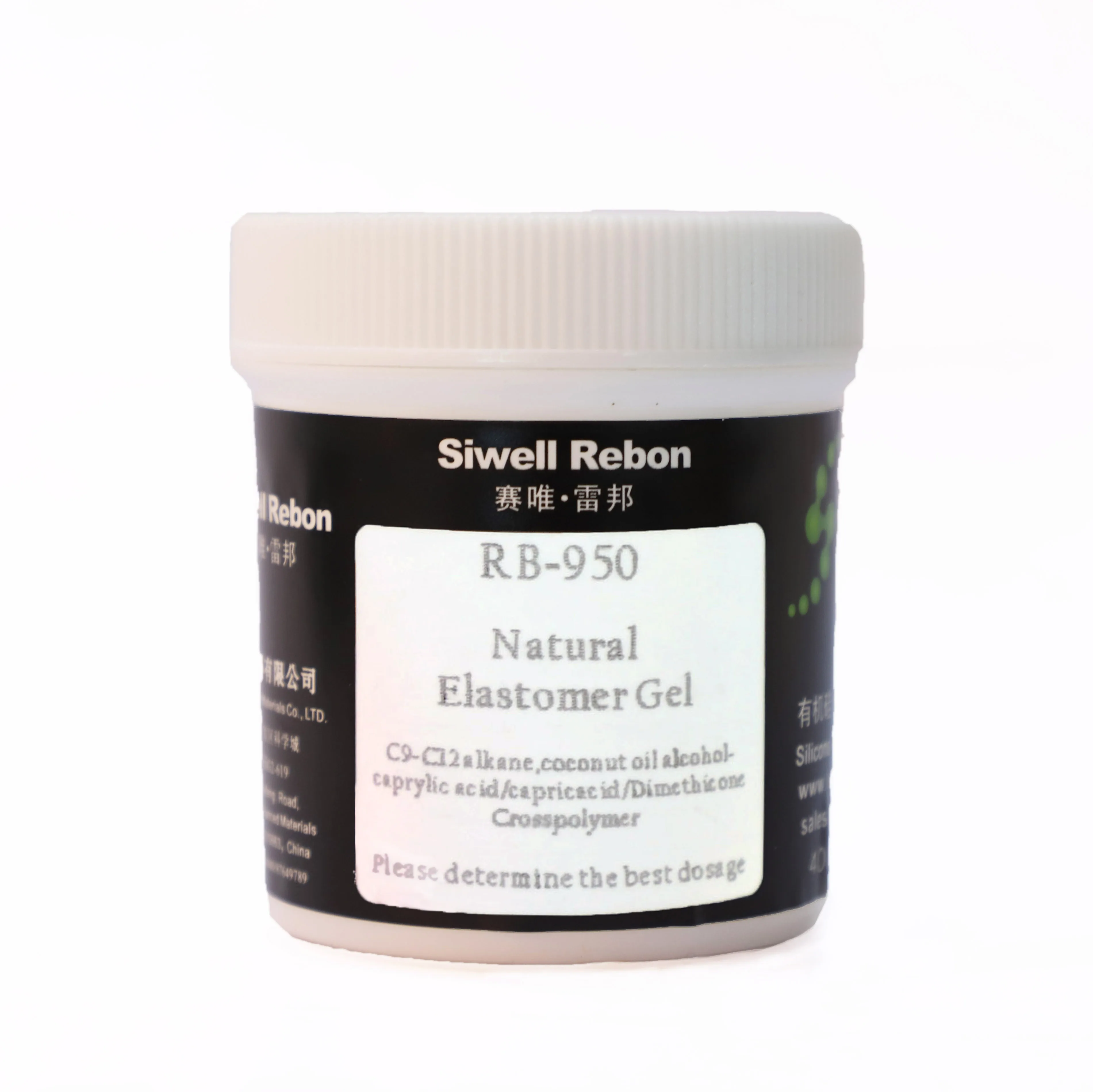 RB-950 C9-C12 alkane coconut oil alcohol-caprylic acid/capric acid/ Crosspolymer Natural Elastomer Gel