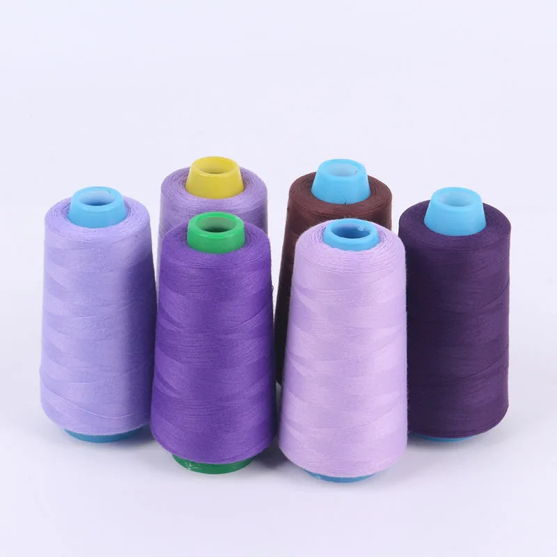 Factory direct sales cheap 3000 yards high-speed 402 polyester sewing thread for sewing garment
