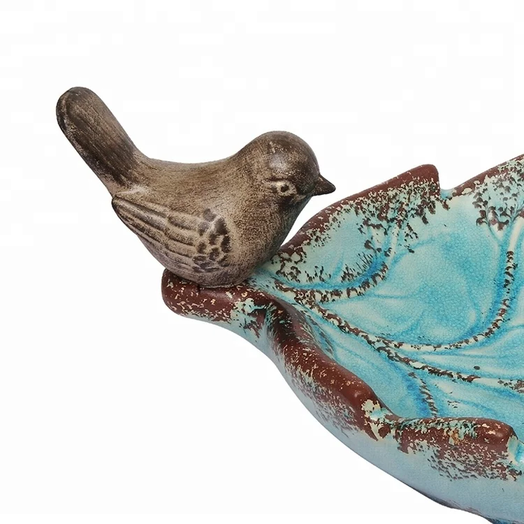 Home Accessories Table top Decoration Serving Bird Ceramic Platter Tray