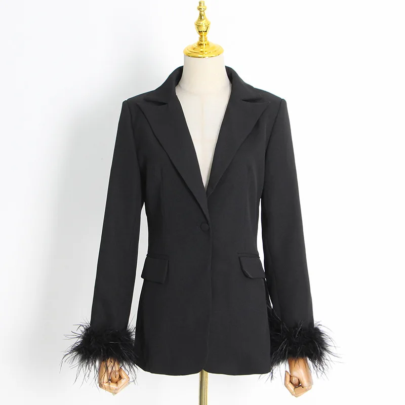 2023 Wholesale New Arrival OL Match Set Woman Career Women Professional Suits Office Formal Blazers And Pants Two Piece Set