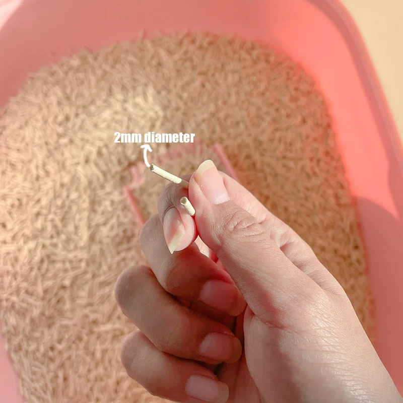 Wholesale manufacturer low dust cat tofu litter cheap price OEM bulk tofu cat litter milk flavor