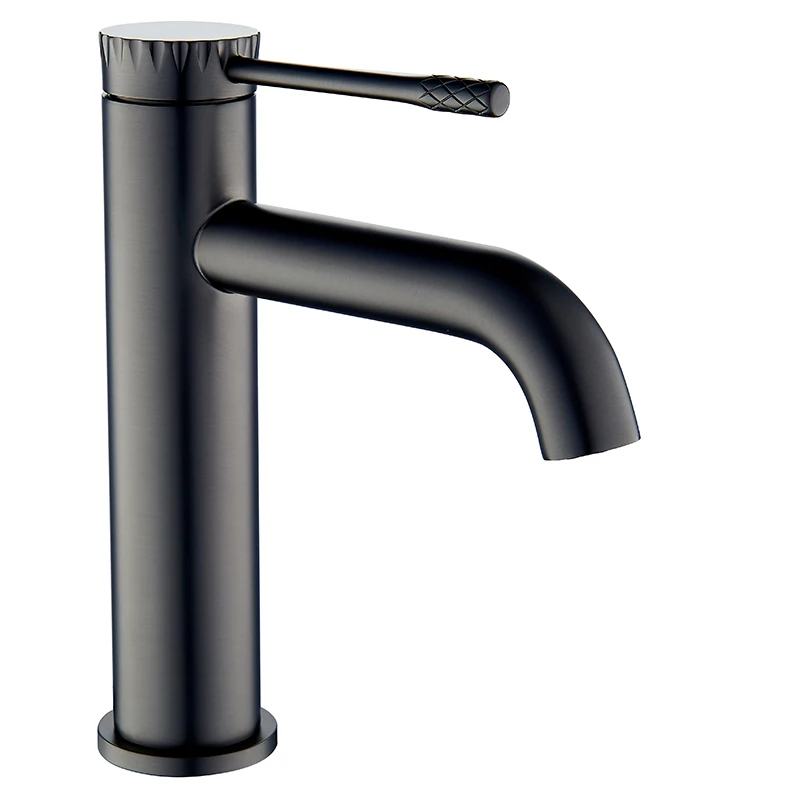 luxury new design bathroom basin mixer faucet black modern sink black matte basin faucets