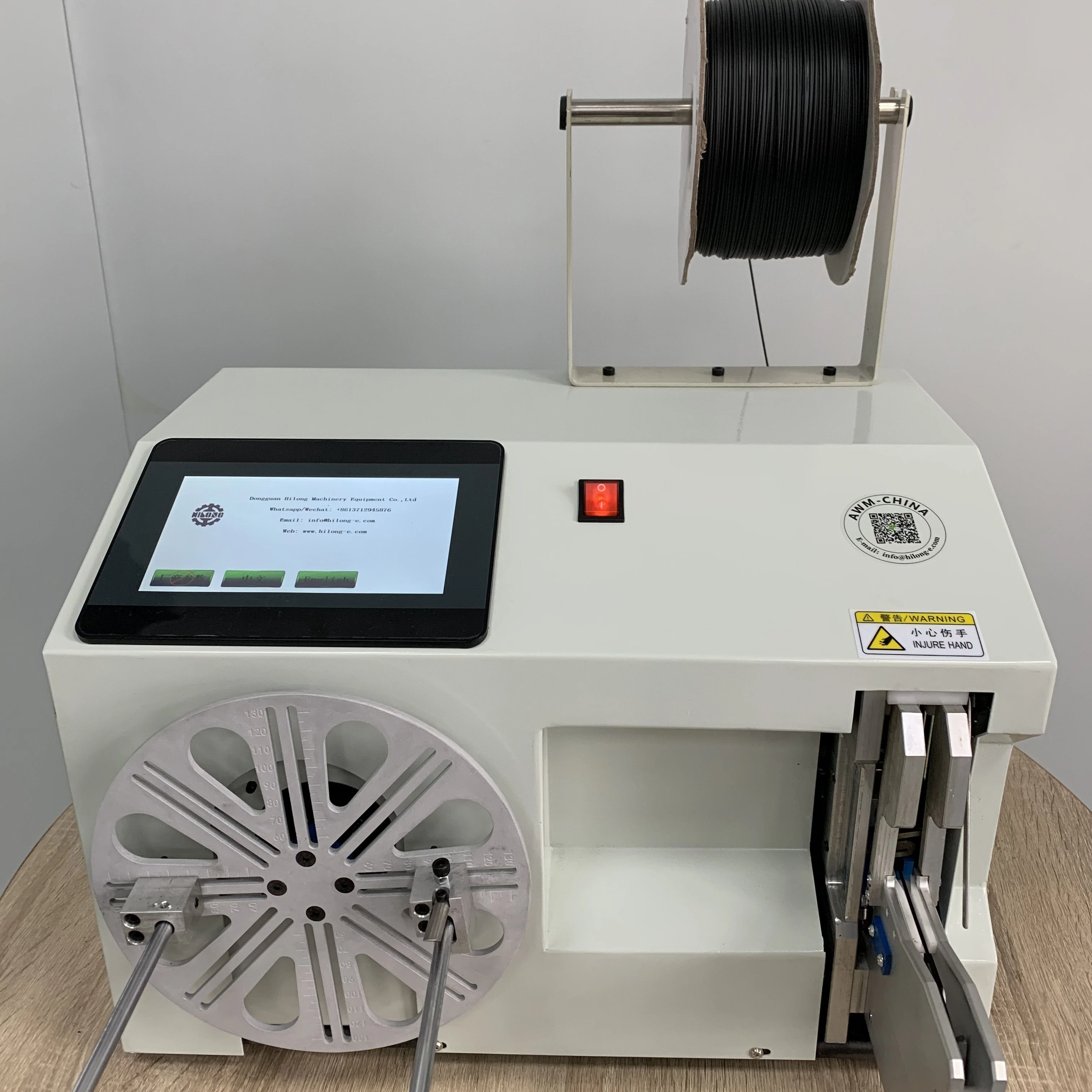 
cable winding and bundling machine 