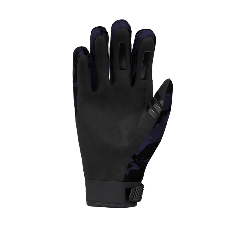 Outdoor ski Camouflage pattern warm and antibacterial custom sport winter warm waterproof windstopper touch screen ski gloves