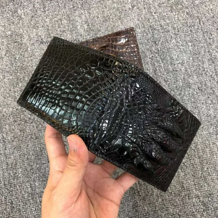 Durable crocodile skin texture luxurious leather finish on products