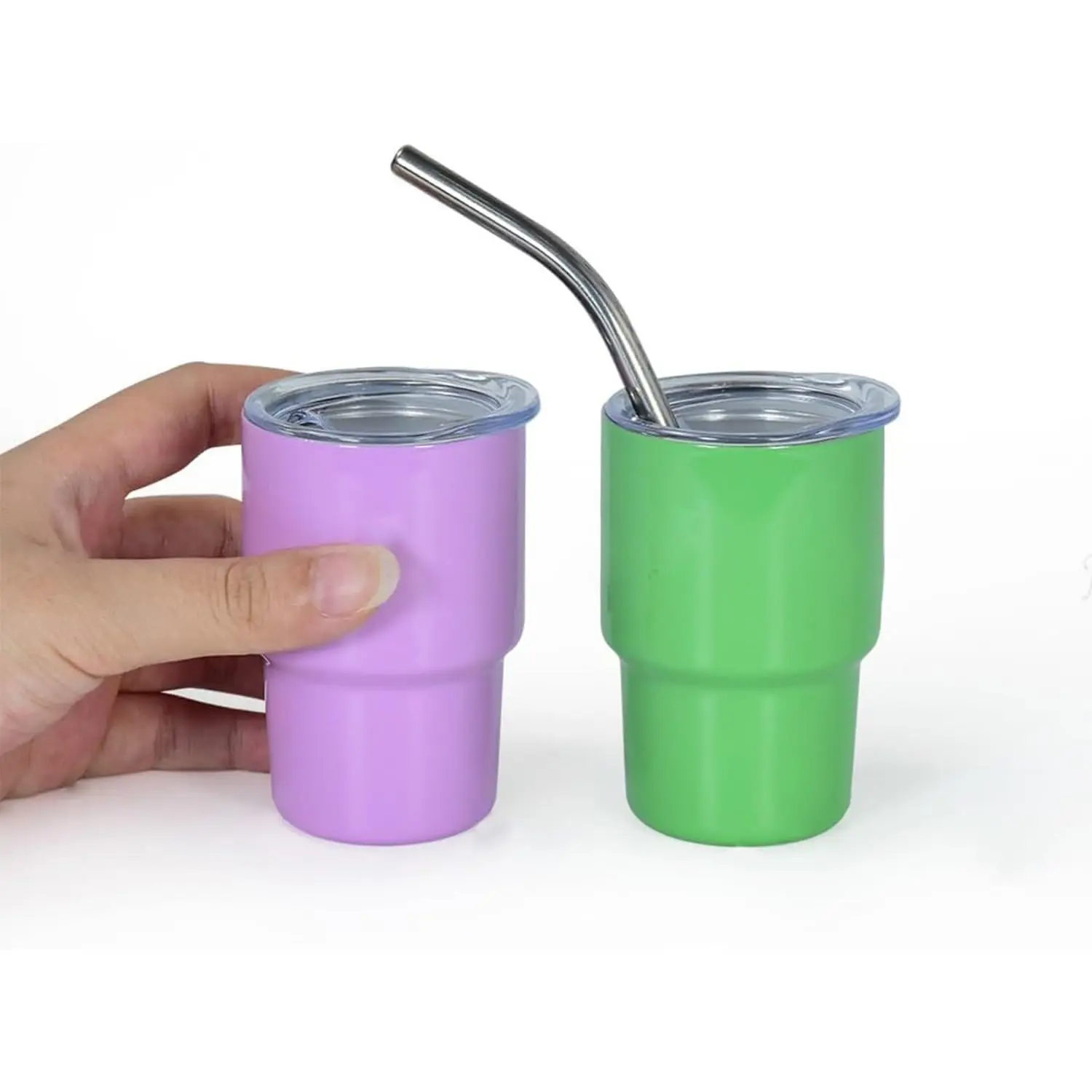 wholesales stainless steel mini Insulated 2oz 3oz tumbler shot glasses