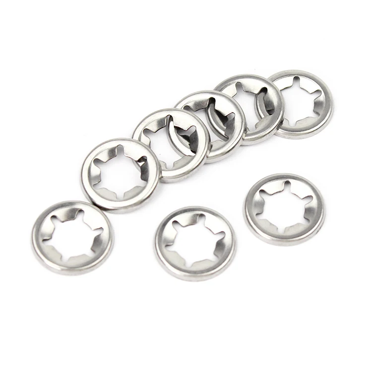 Professional Manufacturer washer star lock stainless steel star lock washer of m3 & m4 & m6 or Custom