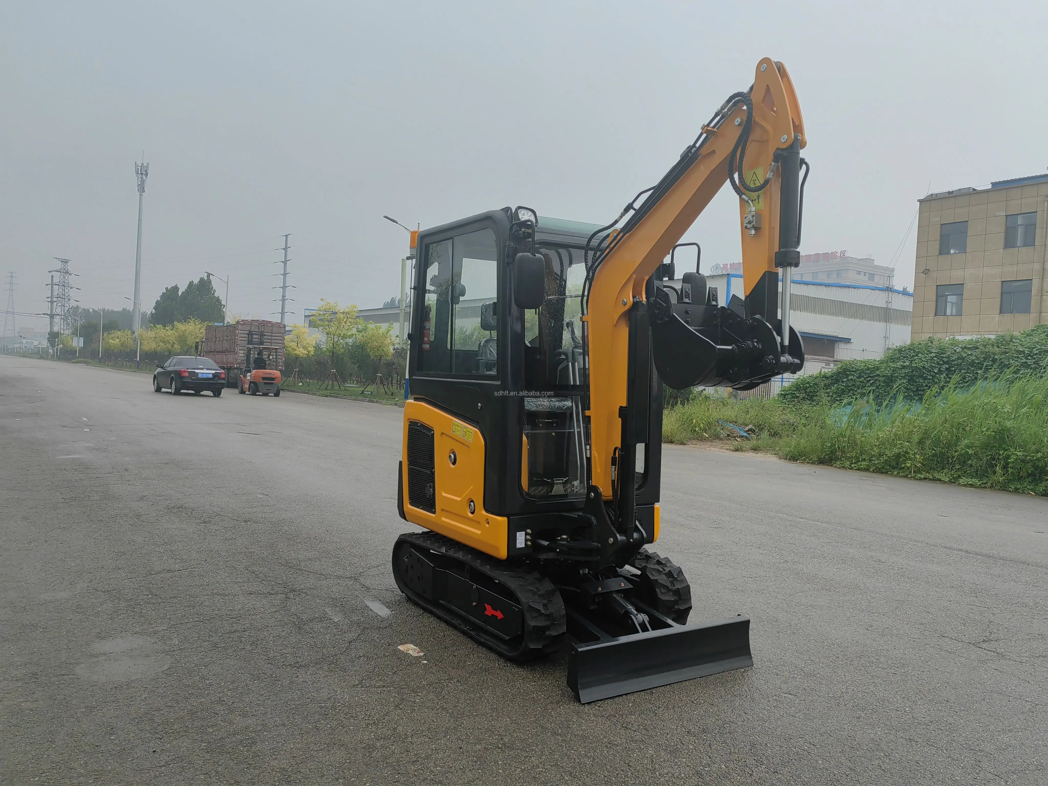 2023 новейший двигатель Yanmar маленький супер мини 2-тонный экскаватор