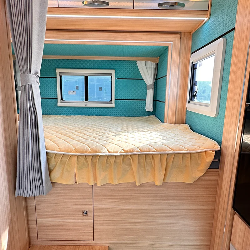 Motorhome caravans 6m caravan house car 4-6 people luxury rv camper camper van factory custom