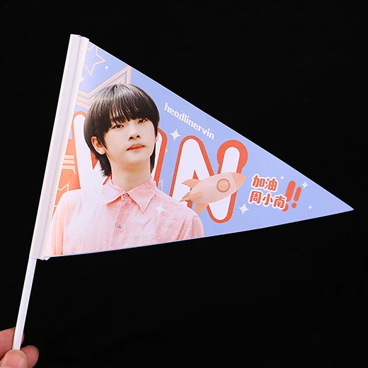 
Popular Pole Holder Wooden Burger Good Quality Mini Flag Toothpick With Paper Flags 