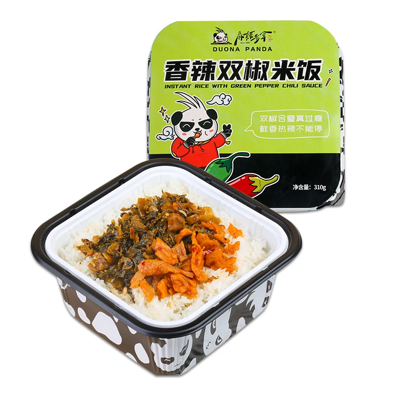Wholesale New Product Vegan Instant Self Heating Rice With Double Chili Pepper