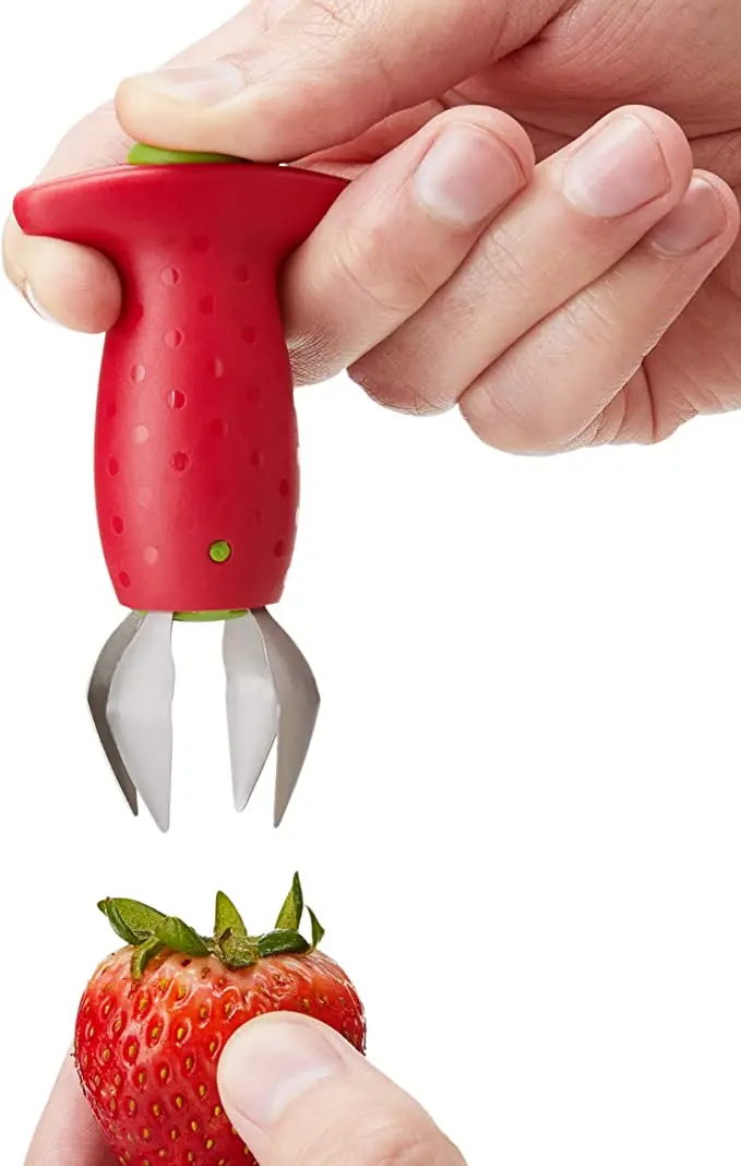 Strawberry Huller Stem Remover for Berry Stem Leaves Remove Fruit  Tomatoes DIY Platter Fruit Plate Kitchen Gadgets Tool