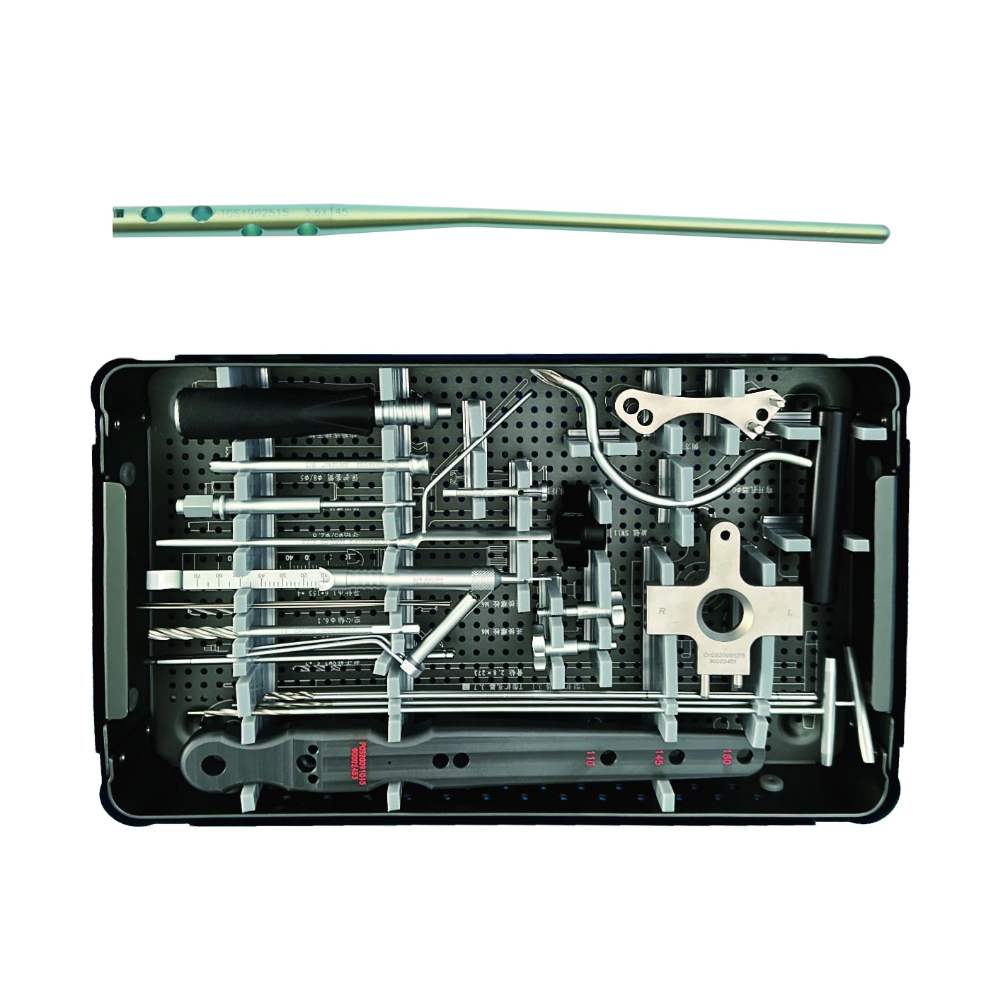 Titanium Alloy Miniature intramedullary nail instrument For Orthopedic Implant fibula