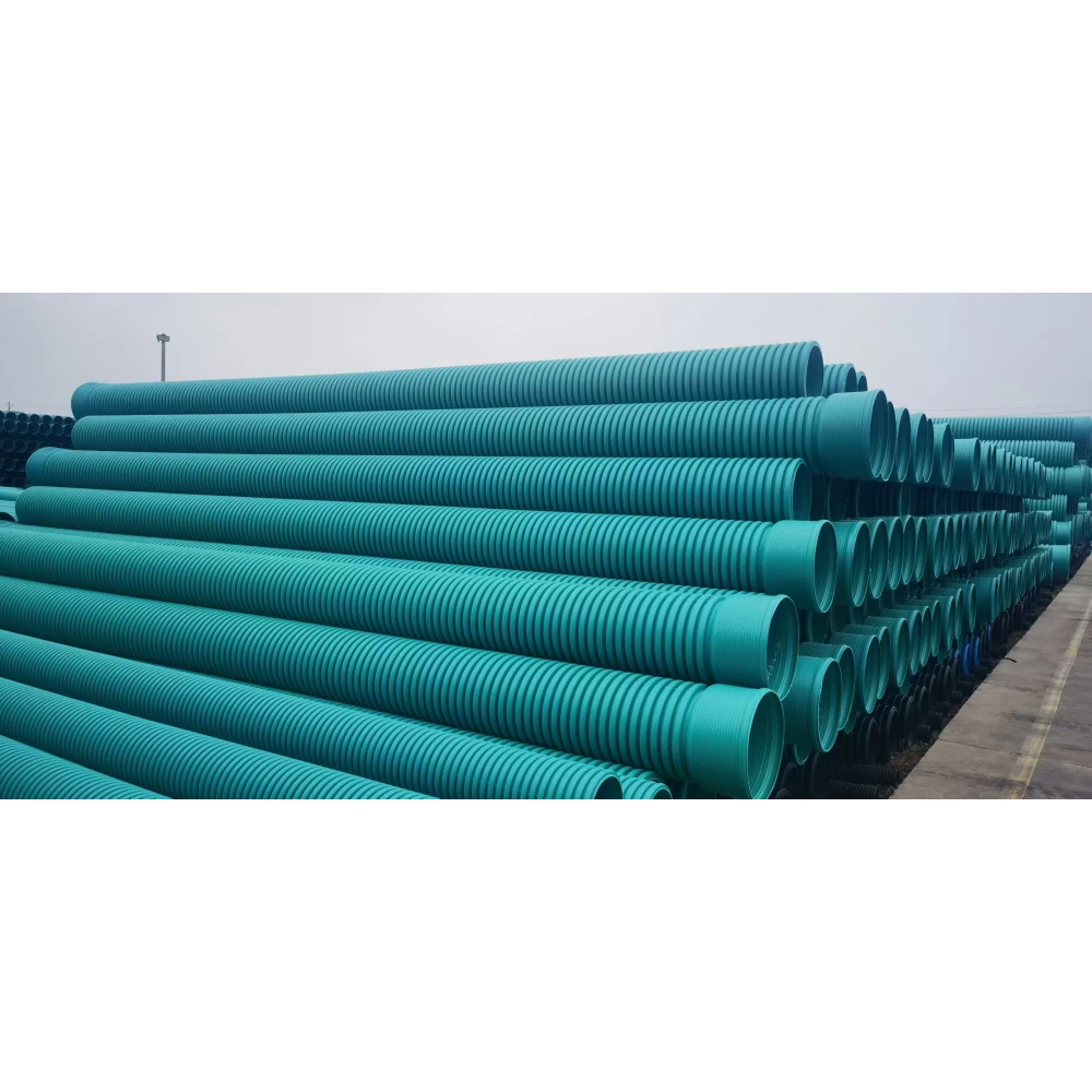 Пластиковая гофрированная дренажная труба Hdpe Двойная Стенка пластиковая трубка отводящая изготовлена