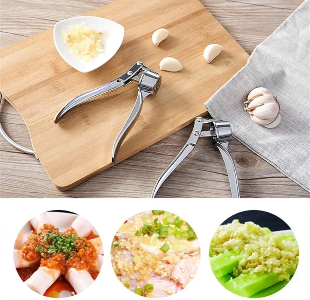 Premium Quality Garlic Press Crusher and Mincer Kitchen Tools