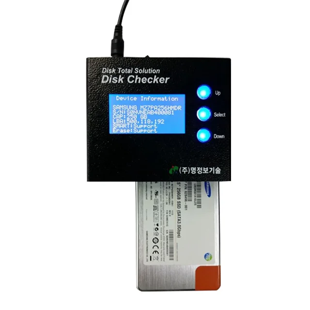 High Quality Korean 12V Disk Checker Data Erase / Disk Total Solution / SATA Interface