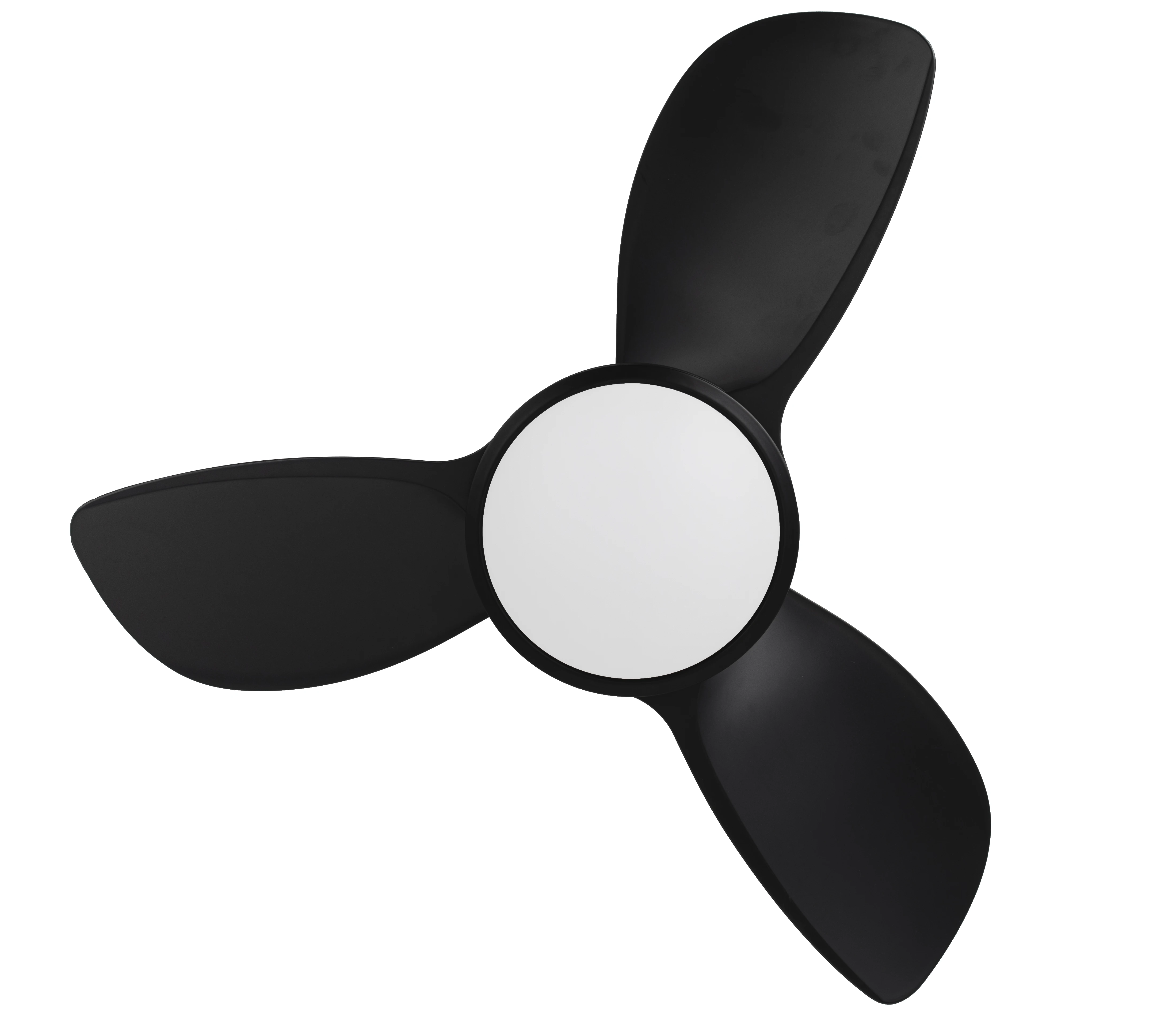 Новые современные пластиковые светодиодные декоративные потолочные вентиляторы с дистанционным управлением и подсветкой