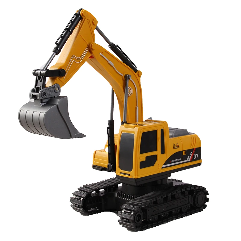 Лидер продаж, 1:22 детская экскаваторная техника, электрический беспроводной R/C, 6 каналов и 2,4 г, ковш из сплава, инженерный автомобиль для детей