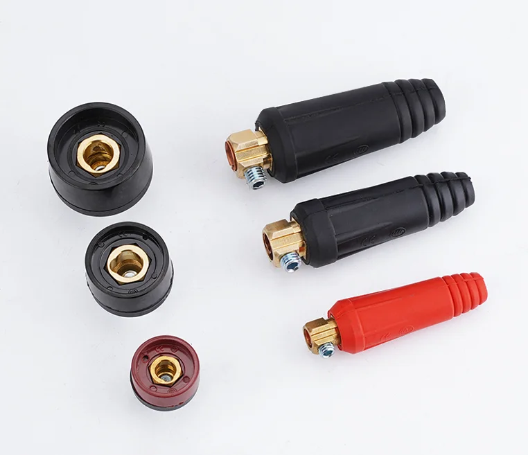 High quality Welded cable connector fast plug and socket DJK 10-25 25-50 Welding machine fittings