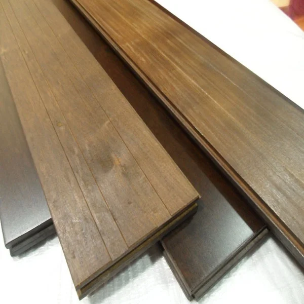 Indoor Smooth surface Prefinished Walnut color Brazilian teak  cumaru solid wood flooring
