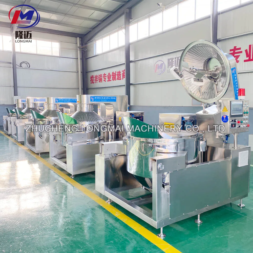 Automatic industrial electric caramel popcorn making machine price