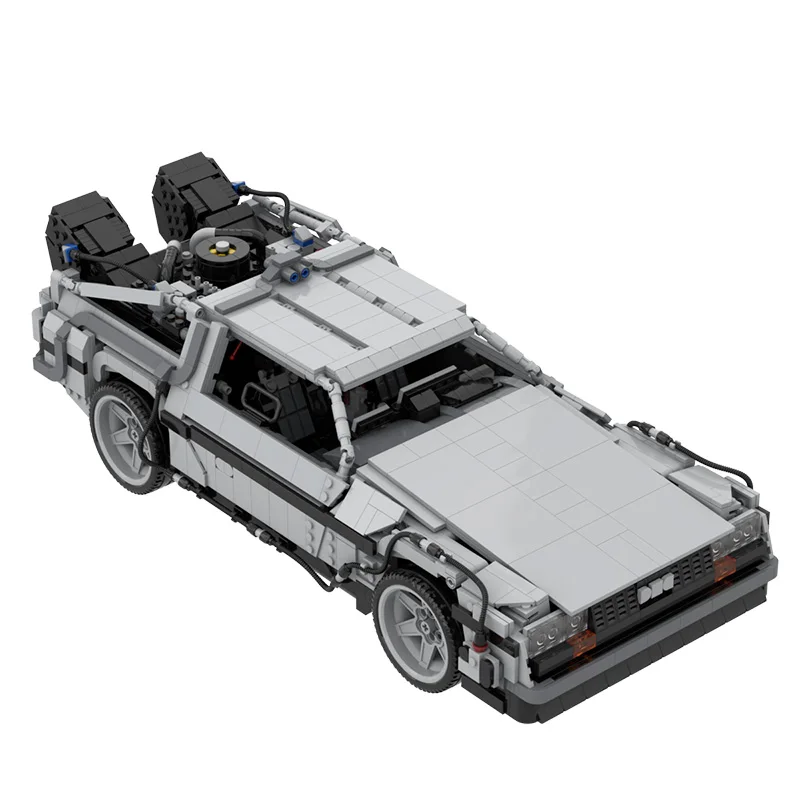 Распродажа строительные блоки Buildmoc Назад в будущее 1985 DeLorean Time Machine игрушки автомобили детские наборы