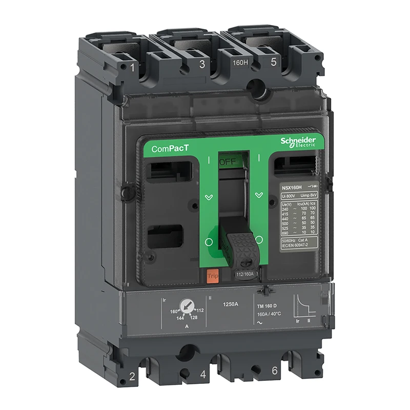 Original NSX100N 50kA AC 3P3D 16A TMD B NSX Series Circuit breaker C10N3TM016R
