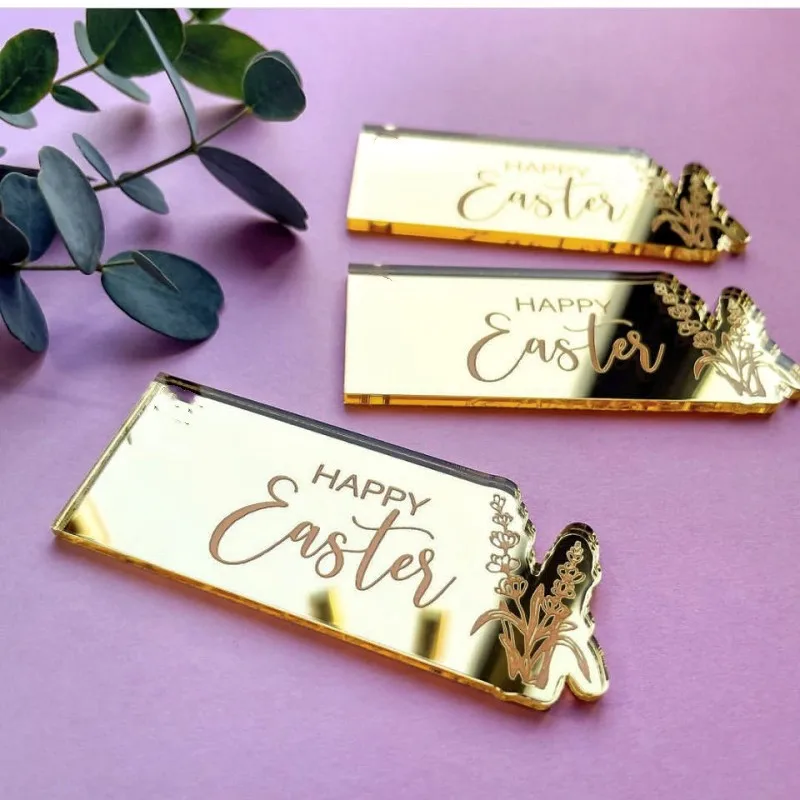 Easter Day cake decorators acrylic cake toppers rabbit carrot cake decorating tools